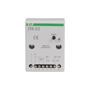 Sterownik roletowy jednoprzyciskowy, napięcie 230V AC; STR-22, F&F