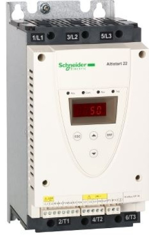 Softstart Układ łagodnego rozruchu ATS22 3-fazowe 230/440VAC 50/60Hz 22kW 47A IP20; ATS22D47Q SCHNEIDER ELECTRIC