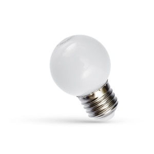 Żarówka LED KULKA E-27 230V 1W BIAŁY SPECTRUM