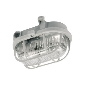 Oprawa kanałowa 1xE27 max.25W IP44 szara z siatką plastikową MILO 7040T/P; 70523, KANLUX