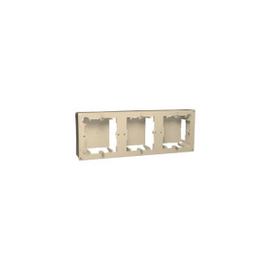 CLASSIC Puszka natynkowa płytka (31mm) potrójna; beż