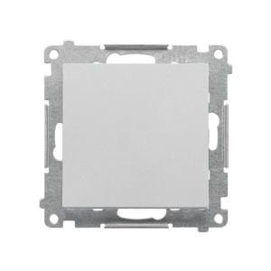 SIMON 55 Łącznik jednobiegunowy 10A 250V, moduł, szybkozłącza, aluminium mat; TW1.01/143 KONTAKT-SIMON