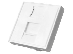 Adapter 45x45 z przesłoną RJ45 keystone (K45)