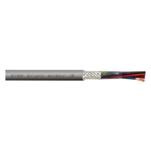 Kabel sterowniczy / sygnalizacyjny, giętki, żyły kolorowe, 300/300V, LiYCY3x1,0; S30638, BITNER