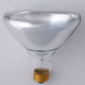 Promiennik podczerwieni 125W E27 R123 230V cienkie szkło, przezroczysty, IR1, opk = 20szt; PRO-2007, HELIOS