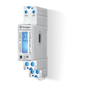 Licznik energii 1 faz. 40 A 230V AC MBus, wyj. impulsowe, progr. NFC, MID; producent Finder