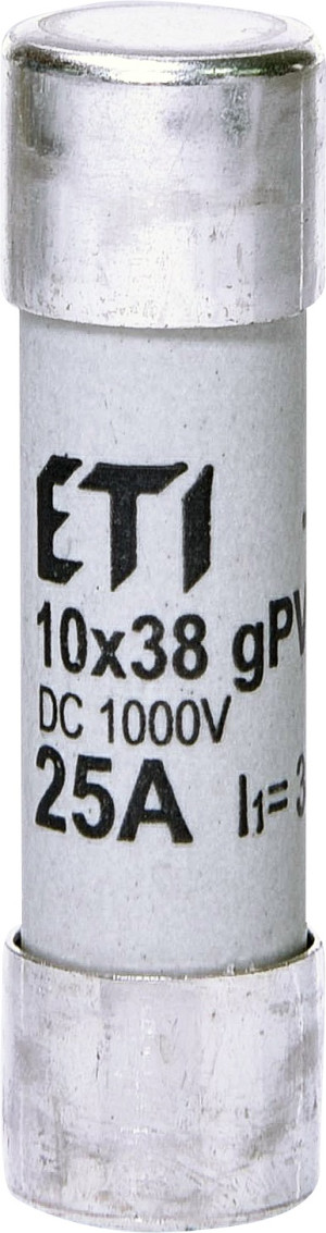 Wkładka topikowa cylindryczna PV CH10x38 gPV 25A/1000V DC UL