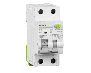 Wyłącznik różnicowo-nadprądowy 1+N, charakterystyka C, 16A 30mA, typ AC; Ex9BL-N 1P+N C16 30mA, NOARK ELECTRIC