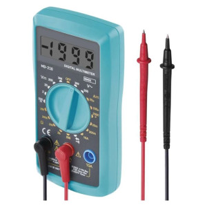 Miernik, multimetr LCD (napięcie, prąd, opór, przewodnictwo obwodów, test diód)