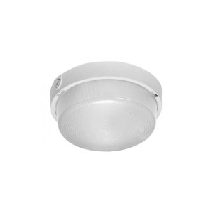 Oprawa kanałowa RONDO 2 100W E27 230V IP44 Kl.II, klosz przezroczysty, biała; 150043 LENA LIGHTING