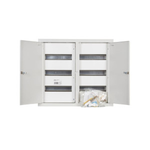 Rozdzielnica podtynkowa metalowa z zamkiem RP70Z 72M 2x3x12M IP31