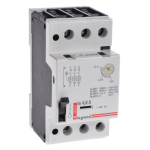 Wyłącznik silnikowy 3P 1,5kW 2,5-4A M 250 4A; 606807 LEGRAND
