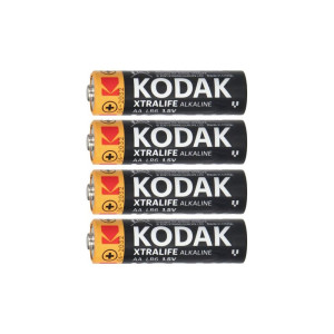 Baterie Kodak XTRALIFE Alkaline AA LR6, 4 szt. folia
