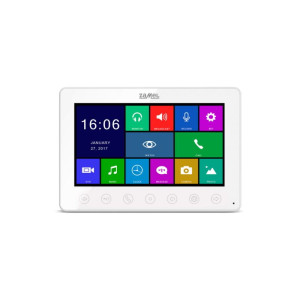 Wideomonitor 7 calowy z dotykowymi przyciskami biały, VP-808W; ENT10000422, ZAMEL