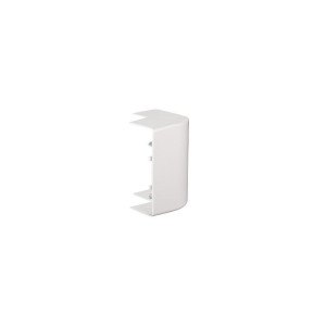 Łącznik zewnętrzny Optiline 45 - 140 x 55 mm - PC/ABS - biel polarna