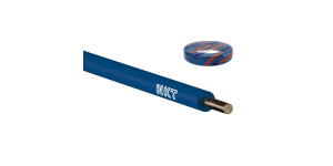 Przewód DY 10,0 niebieski H05V-U RAL 5010 jednożyłowy, żyła jednodrutowa, krążek 100m; NKT CABLES