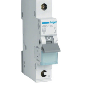 Wyłącznik nadprądowy 1P B 25A 6kA QuickConnect, MCB; MBS125 HAGER