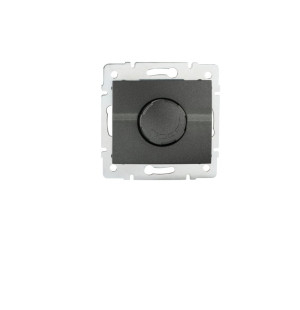 LOGI 02-1160-141 Ściemniacz obrotowy 500W z filtrem LOGI GRAFITOWY
