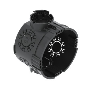 Puszka podtynkowa, płytka h-46mm, bezhalogenowa; czarna, UG 46, 2003700, OBO BETTERMANN