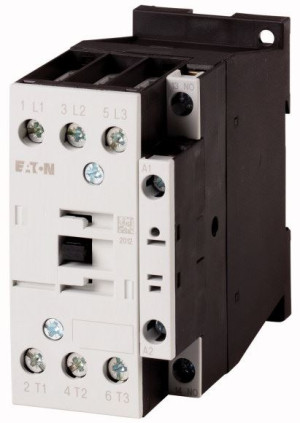 Stycznik mocy 3P 32A 15kW AC-3 400V, sterowanie 400VAC, styk pomocniczy 1NO (1Z), zaciski śrubowe, DILM32-10(400V50HZ,440V60HZ); 277262 EATON