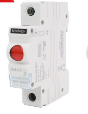 Lampka sygnalizacyjna LED SL8 czerwona; A15-SL8-CZ, SCHELINGER