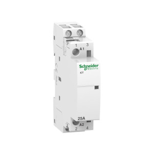 Stycznik modułowy 25A 2NO (2Z 0R) 230/240VAC, Acti9 iCT50-25-20-230; A9C20732, SCHNEIDER ELECTRIC