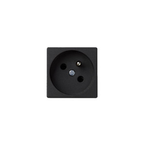 CONNECT Gniazdo K45 z uziemieniem 16A/230V~; szare