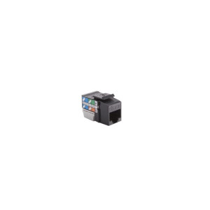 SIMON Connect Wkład gniazda komputerowego pojedynczy RJ45 kat.6 UTP nieekranowany, czarny; CJ645U
