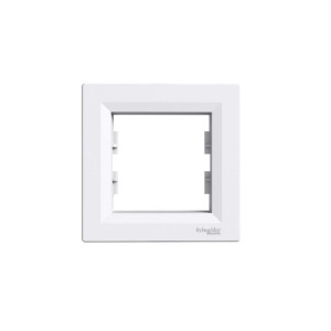 ASFORA Ramka 1-krotna pozioma, biała; EPH5800121, SCHNEIDER ELECTRIC
