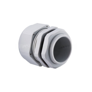 Dławnica kablowa poliamidowa M40 IP68, średnica przewodu: 20-32mm, szara, DP-EN 40 HM; E03DK-01040100601, ERGOM