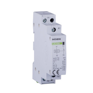 Stycznik modułowy instalacyjny 1NO+1NC 20A napięcie cewki 24VAC, Ex9CH20 11 24V 50/60Hz; 102401 NOARK ELECTRIC