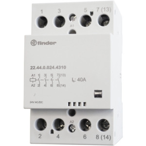 Stycznik instalacyjny serii 22: 4Z; 40A; 24V AC/DC