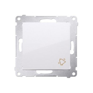 SIMON 54 Przycisk dzwonek 10A 250VAC, moduł, szybkozłącza, biały; DD1.01/11 KONTAKT-SIMON