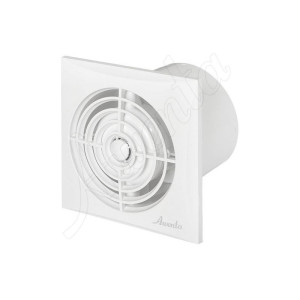 Wentylator łazienkowy SILENCE WZ125T fi.125, 6W, 145m3/h, 32dB cichy, łożysko kulkowe, z wyłącznikiem czasowym, biały.