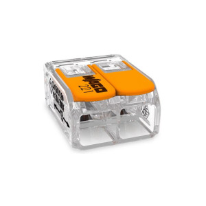 Szybkozłączki WAGO 221-612 z dźwignią 2-polowe 0,5-6mm2 – Złączki instalacyjne [50 szt.]