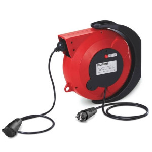 Przedłużacz z mechanizmem samozwijającym, autoroller 1x230V 12m 3x1,5 1500W