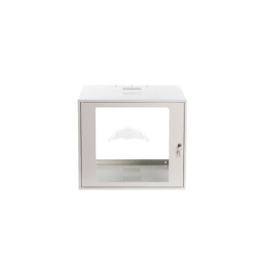 Szafa RACK wisząca SIMPLE 19" 9Ux555x600 mm IP 30, ściany boczne pełne, drzwi z szybą