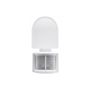Czujnik ruchu CR-2, max 1200W, 220-240VAC, 50/60Hz, kąt działania 180*, zasięg 8m ± 1,8- 2,5m, IP44, współpracuje z LED, natynkowy, biały; CR-CR2000-00, GTV