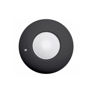 Czujnik ruchu CR-3, max 1200W, 220-240VAC, 50/60Hz, kąt działania 360*, zasięg 6m ± 2,2- 4m, IP20, współpracuje z LED, natynkowy, czarny; CR-CR3000-10, GTV
