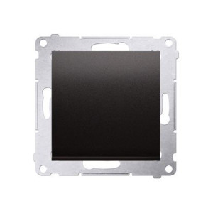 SIMON54 Łącznik jednobiegunowy z podświetleniem LED (moduł) 16AX, 250V~, zaciski śrubowe; antracyt