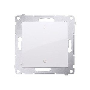 SIMON 54 Łącznik dwubiegunowy 10A 250VAC, moduł, szybkozłącza, biały; DW2.01/11 KONTAKT-SIMON