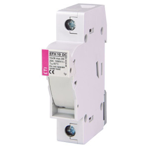 Podstawa bezpiecznikowa 1P 25A 1000V DC na wkładki gPV 10x38mm, EFH 10 DC 1p; 002540201, ETI POLAM