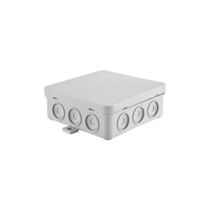Puszka naścienna, dławnicowana, N7, 100x100x39mm - Seria Fastbox IP 54 - (kolor szary)