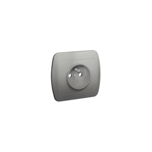 AKORD gniazdo wtyczkowe z uziemieniem, 16A, 230V~, zaciski śrubowe, aluminium