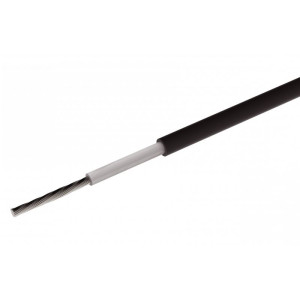 Kabel solarny 4mm2 czarny H1Z2Z2-K 1x4 QMM do instalacji fotwoltaicznych PV, podwójnie izolowany; HELIKABEL
