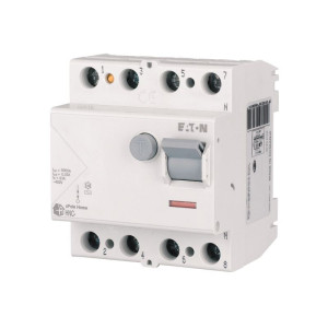 Wyłącznik różnicowoprądowy 4P 63A 0,03A, 30mA, 6kA, typ AC, HNC-63/4/003; EATON ELECTRIC