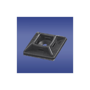 Podstawka montażowa do opasek zaciskowych samoprzylepna 25x25mm czarna PMS-25-25-UV-100, opk=100szt; 25.252 ELEKTRO-PLAST OPATÓWEK