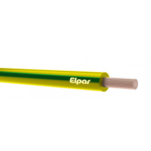 Przewód LgY 0,75 żołto-zielony H05V-K 300/500V jednożyłowy, żyła giętka; ELPAR