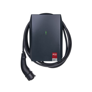 Ładowarka, stacja ładowania pojazdów EV 11kW, 3-fazowa, 5m przewód Typu 2, Wallbox EV11, PCE