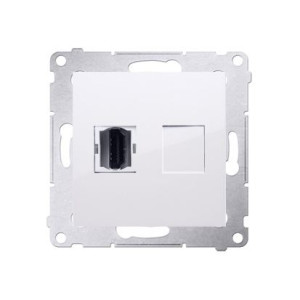SIMON54 Gniazdo HDMI (moduł) biały